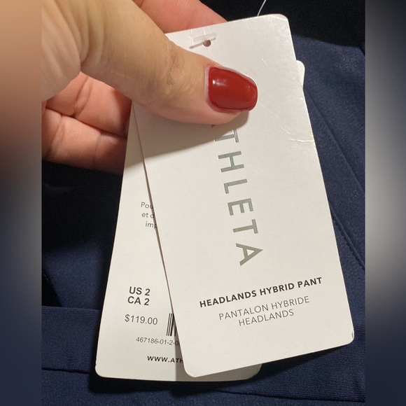 Athleta Headlands Hybrid Pant // Navy - Picture 8 of 11